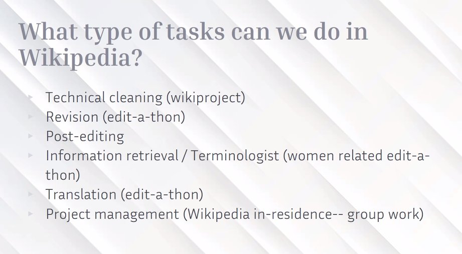 ETorresSimon's tweet photo. @dorrego So, these are things we can do with Wikipedia... to work on a whole set of competences. #EST2023 #Wikiworkshop https://t.co/STjKiNCjeV