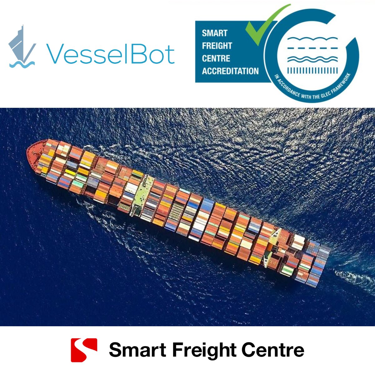 We are so happy that Smart Freight Centre has accredited our company to provide calculations of #greenhouse gas #emissions for #freight and #logistics operations.
 #GLECFramework #zeroemissions #climateaction #decarbonization #maritime #GHGMonitoringSystem #sustainability