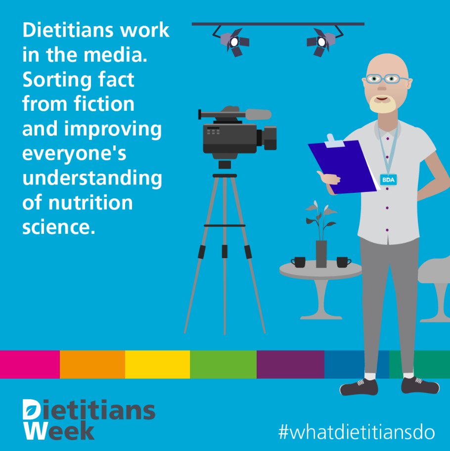 It's Dietitians Week & we're celebrating the vital contribution dietitians make to population health through various roles including within the NHS, research, industry & media, and also within our team at the British Nutrition Foundation! #WhatDietitiansDo #DW2022 @BDA_Dietitians
