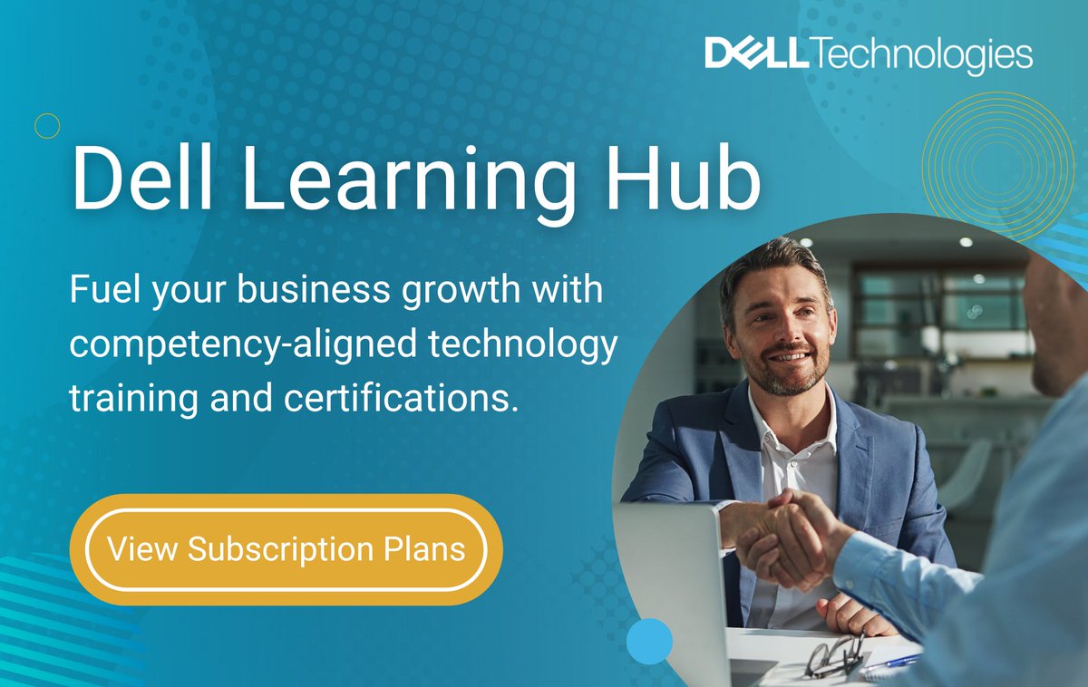 DellTechPartner's tweet photo. Our partners can access the latest in #technology training and Proven Professional certifications that align to delivery competencies and boost IT teams' output to the next level.
Access Dell Learning Hub: https://t.co/2ZUf2DaFnk
#DellLearningHub https://t.co/a4hT9kRa5q