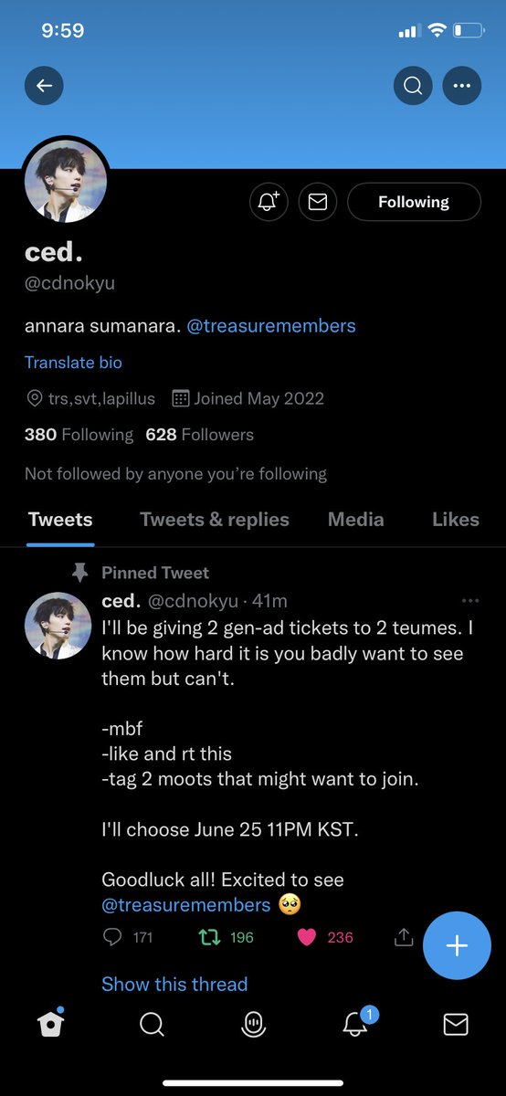 hey_nics's tweet photo. @cdnokyu @treasuremembers Due to working nightshifts and unable to update much on Twitter I don't have moots pero sana palarin cause I really want to see Treasure that bad 🥺🙏🏻 Kung isa mga mapalad I'll really appreciate it so much 💙 https://t.co/e9bICAvGZj