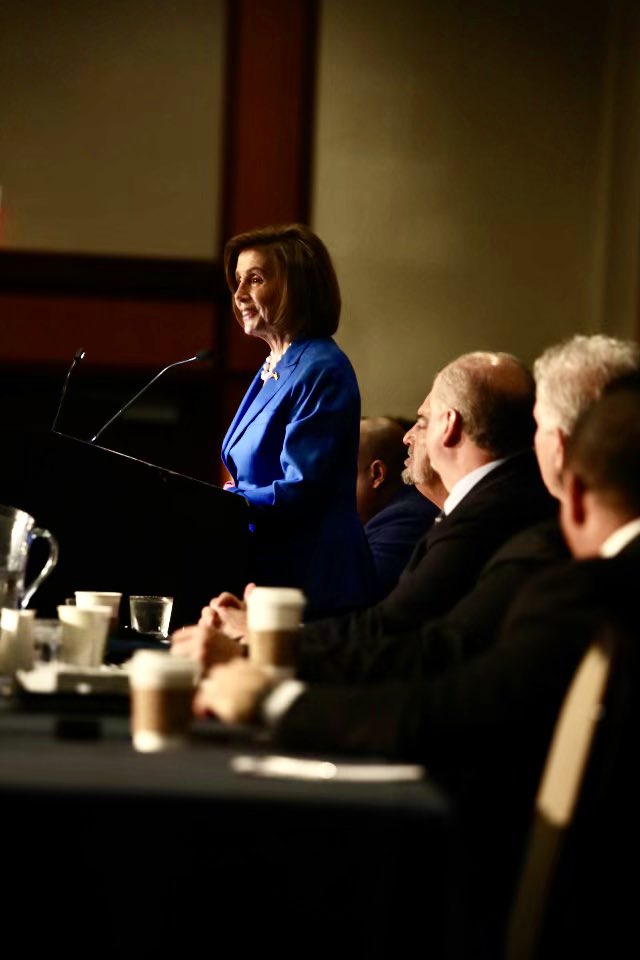 IAM_Union's tweet photo. “In every way, #Machinists have been a resource for the good of the country, even when it doesn’t directly impact your union.” - @SpeakerPelosi speaks to IAM legislative activists at #IAMLegConf https://t.co/TwJK5pqXxC