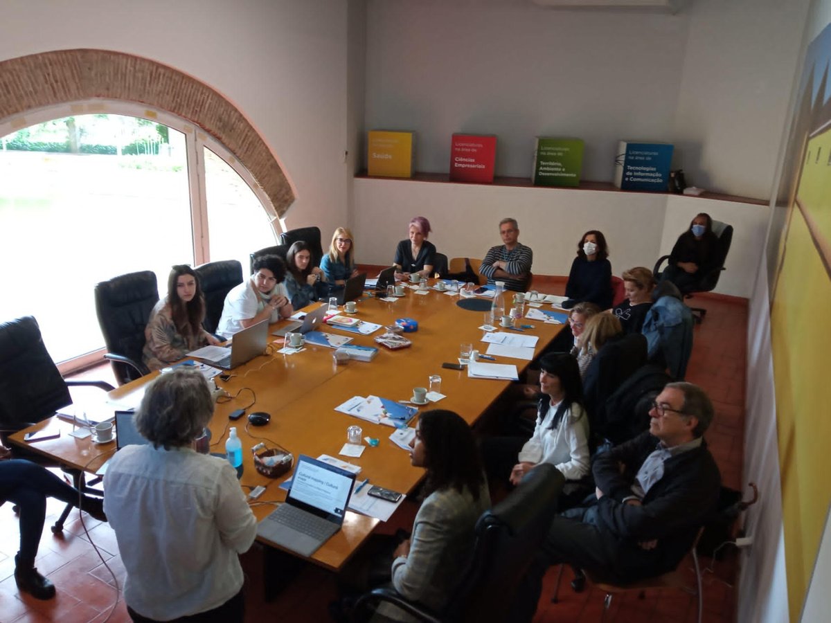 HolUpProject's tweet photo. The Hol Up partners recently held their third project meeting on the 2nd &amp; 3rd of June 2022 at the University of Atlantica, Barcarena in Portugal. 

Partners had the opportunity to meet in person to review the status of the HOL UP project &amp; to discuss its progress #HolUpProject https://t.co/rK88XM23Mz