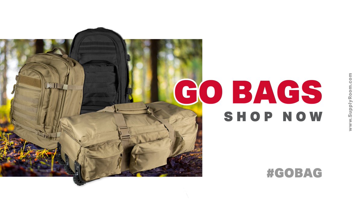 SupplyRoomInc's tweet photo. Pack up your gear in one of our military go bags. With loads of pockets and compartments for organization, this bad boy is ideal for all of your essentials too >> https://t.co/XEodpzhUjo #Bugout #GoBag #GoPack #thesupplyroominc #TSRinc https://t.co/zaADE36iwj