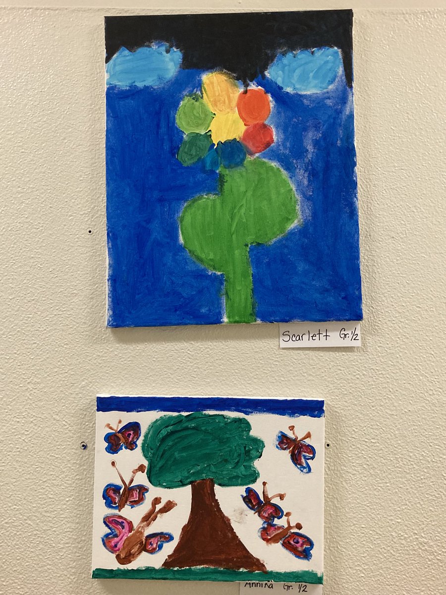 StMarysElemen's tweet photo. Saint Mary’s Got Talent Art Show - just a peak at some the beautiful work ⁦@HRCE_NS⁩ ⁦@HRA_CitadelArts⁩ https://t.co/5oVcmOV4P1
