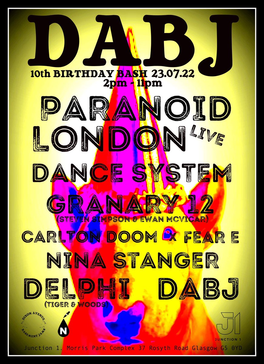 Got some gigs lined up for the next few months (July, August, October) including out our Edinburgh debut…

If u want us to rock ur party hit up grnry12@gmail.com 

first up is this outrageous 10th bday bash for DABJ