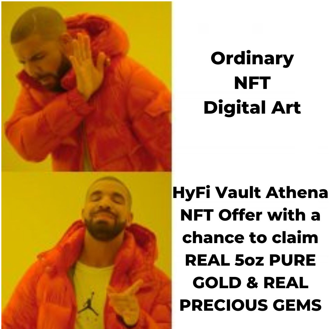 TheMonetaryMan's tweet photo. Get more than just a regular NFT and own a HyFi NFT "Vault" for the ultimate HyFi experience. π₯
The HyFi Vault can only be purchased here
π https://t.co/uFpTm4CNlU
#HyFiVaultNFTProgram #AthenaProject $BOPO #DeFi #Crypto #nftcollector
#NftsArt #NFT #NFTDrop #Blockchain https://t.co/1dgILjNkZ5