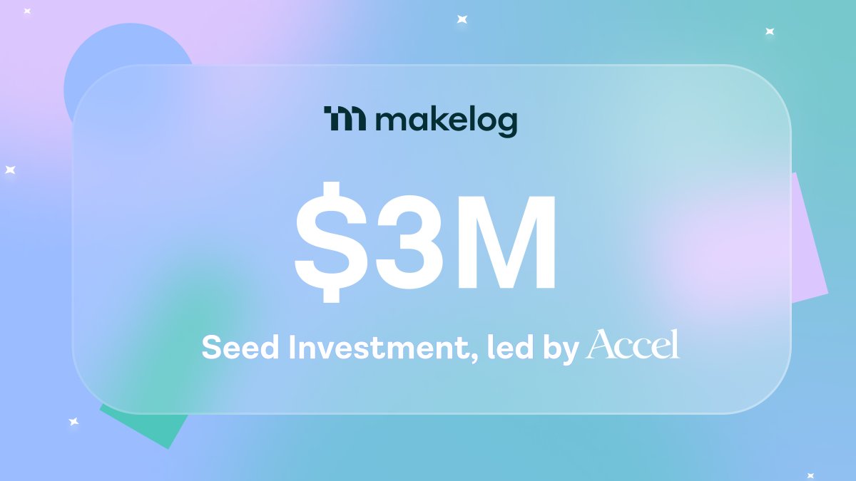 HiJulieJennifer's tweet photo. Excited to announce @makelogio's $3M seed funding, led by @Vas from @Accel!

Couldn't have imagined a better partner for us on this journey to modernize release communication for today's fastest-shipping teams! https://t.co/fExvsIrHVO
