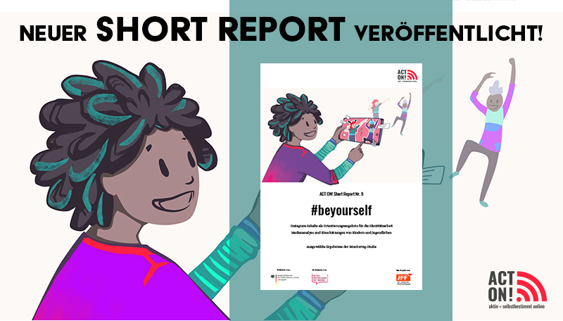 Neuer ACT ON! Short Report zu Instagram veröffentlicht! #beyourself 
Weitere Informationen und Download auf act-on.jff.de. 
<a href="/inigamm/">Gutes Aufwachsen mit Medien</a> 
#jff_de #medienpädagogik #forschung #instagram #kinderundjugendliche #identität