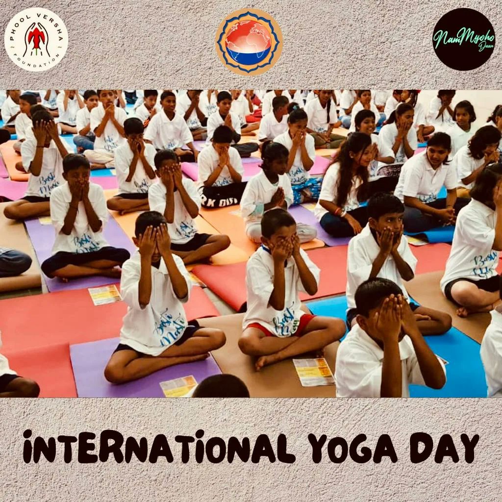 PhoolVersha's tweet photo. Basti Masti Yoga with the amazing kids on #InternationalYogaDay

Special Thanks to @biharyoga ❤️
.
.
@iAmitRSharma @nesswadia
@KanikaDhillon @tweetgarima @RavindernathS15
@PhoolVersha @NamMyohodaan @EntourageFilms @pictureschrome 

#InternationalDayOfYoga #YogaDay #yogaday2022 https://t.co/Sry6m1tG0j