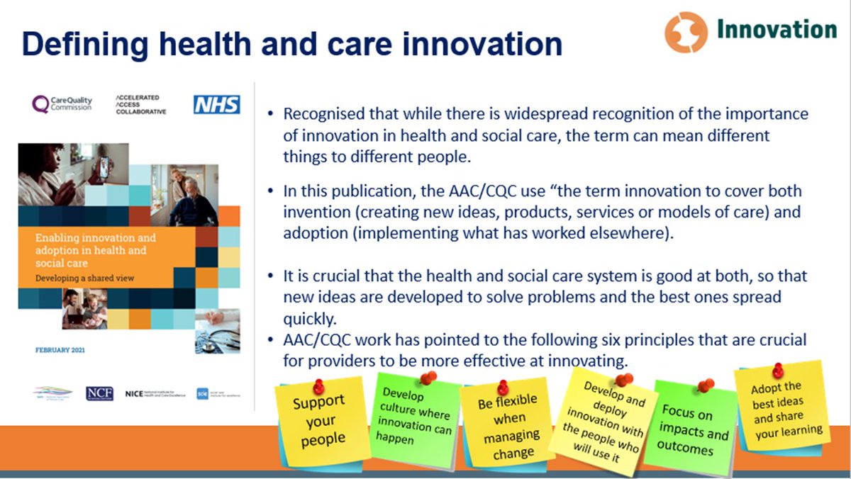 ChessellSarah's tweet photo. Thanks to our amazing panel &amp; participants. Great wide ranging discussion at our #DorsetInnovationHub Community of Practice, exploring defining innovation, reducing red tape, funding, #projectmanagement, culture &amp; implementation @WessexAHSN @HealthFdn @Innovation_Unit @SladenJoe https://t.co/OnTEeGd8QL