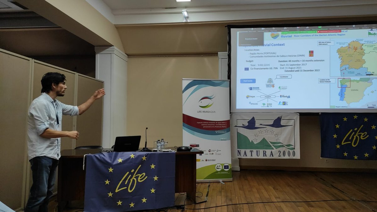 LifeInvasaqua's tweet photo. 📢Continuamos en @sibic2022 con el #NETWORKING of European projects about alien invasive species. Un espacio para compartir herramientas, información y transferir conocimiento entre proyectos, que cuenta con la participación de @LifeAgueda @lifefluvial @life_insular @Invasoraspt https://t.co/NQNSVcdM9S