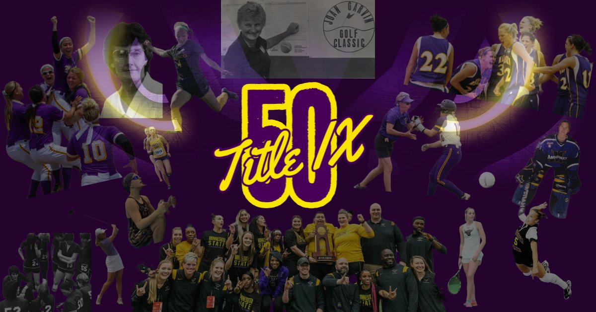 50 Years of Opportunity 
50 Years of Success 
50 Years of Mavericks
 
As we celebrate the 50th Anniversary of Title IX this week, we celebrate our past, embrace our present and anticipate our future.