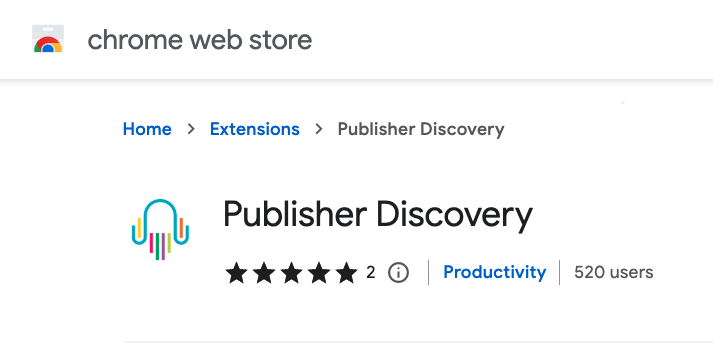 PublisherDiscovery tweet media