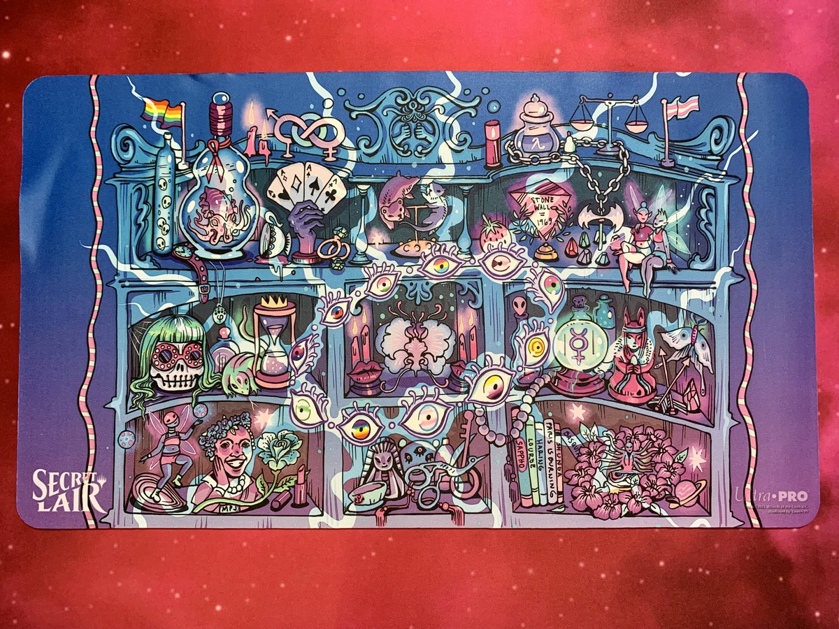 GLHFMagic's tweet photo. We have exactly ONE gorgeous Pride Across the Multiverse Sol Ring playmat from @UltraProIntl to give away!

All you have to do is retweet this, and make sure you're following us and UltraPro 🖤🤎❤️🧡💛💚💙💜 https://t.co/noDw3EOA2w