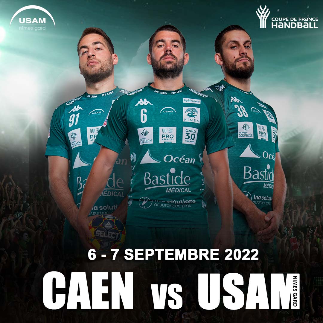 🇫🇷 TIRAGE AU SORT COUPE DE FRANCE 🏆

La Green Team 2022-23 commencera sa saison par un déplacement à Caen pour le 16ème de finale de Coupe de France  ! 

#NousSommesUSAM 
#USAM #NIMES #GARD