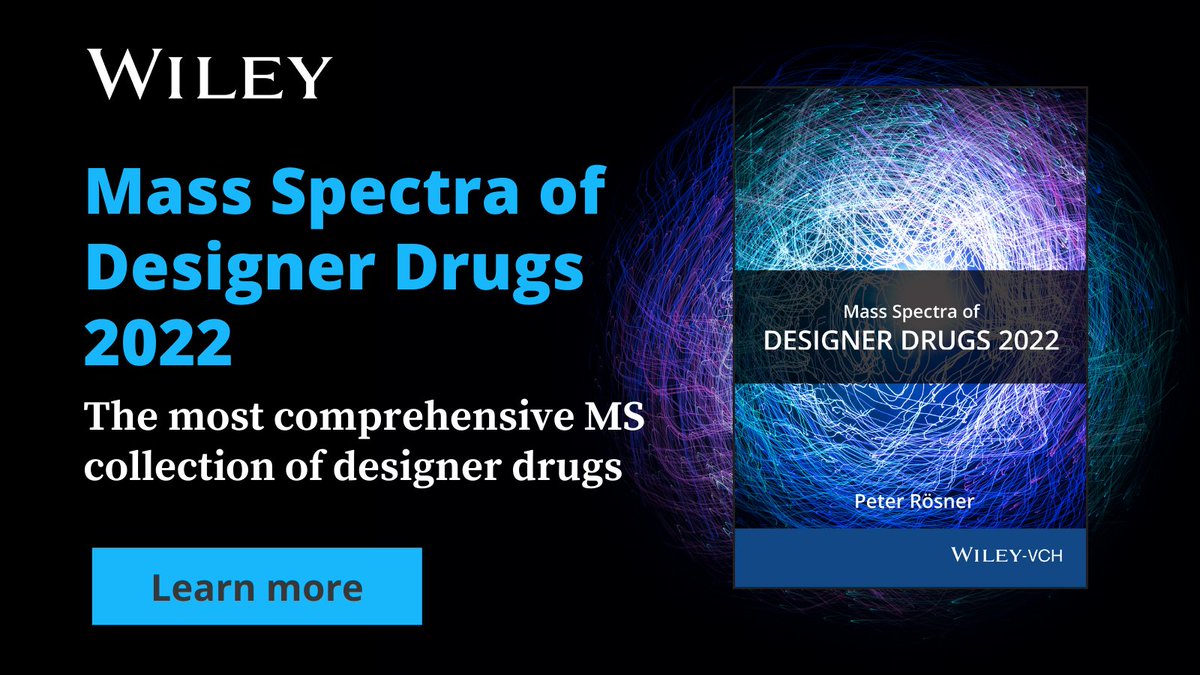 Wiley_Chemistry's tweet photo. Mass Spectra of Designer Drugs 2022 is Here! Updated annually, it's the most comprehensive and up-to-date MS library of its kind!
🔗: https://t.co/W7dLNkZZv3
#WileyScienceSolutions #FromTheLeaderInSpectralData #Forensics #MassSpectra https://t.co/WZkg3sfhyp