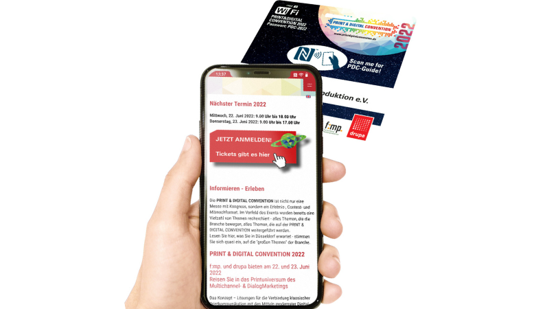drupa's tweet photo. Our last highlight project before the start of #PrintDigitalCon is here: The “All-in-One" #NFC badge! Medienhaus Gather, @NFCTagShop and @fmp_redaktion have partnered to create it for you to use at the congress trade show! Find out in our #drupa #blog: https://t.co/LfIEE9VMmi. https://t.co/eUTXSB90tA