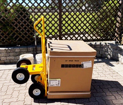 AmericanCart's tweet photo. Special thanks to Gary in Winnapeg, Canada for sending in some photos of his Multi Mover in action!  #handtrucks #handcarts #heavyduty #expectmoregetmore https://t.co/2MRtvsOMQe