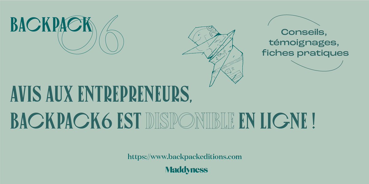 Vous avez du mal à y voir clair dans la gestion ou la création de votre #entreprise ? 🤯

#Backpack6 est l'outil qu'il vous faut, pour #entreprendre dans les règles de l'art ! 

📚 Rendez-vous ici : backpackeditions.com/shop/p/backpac…