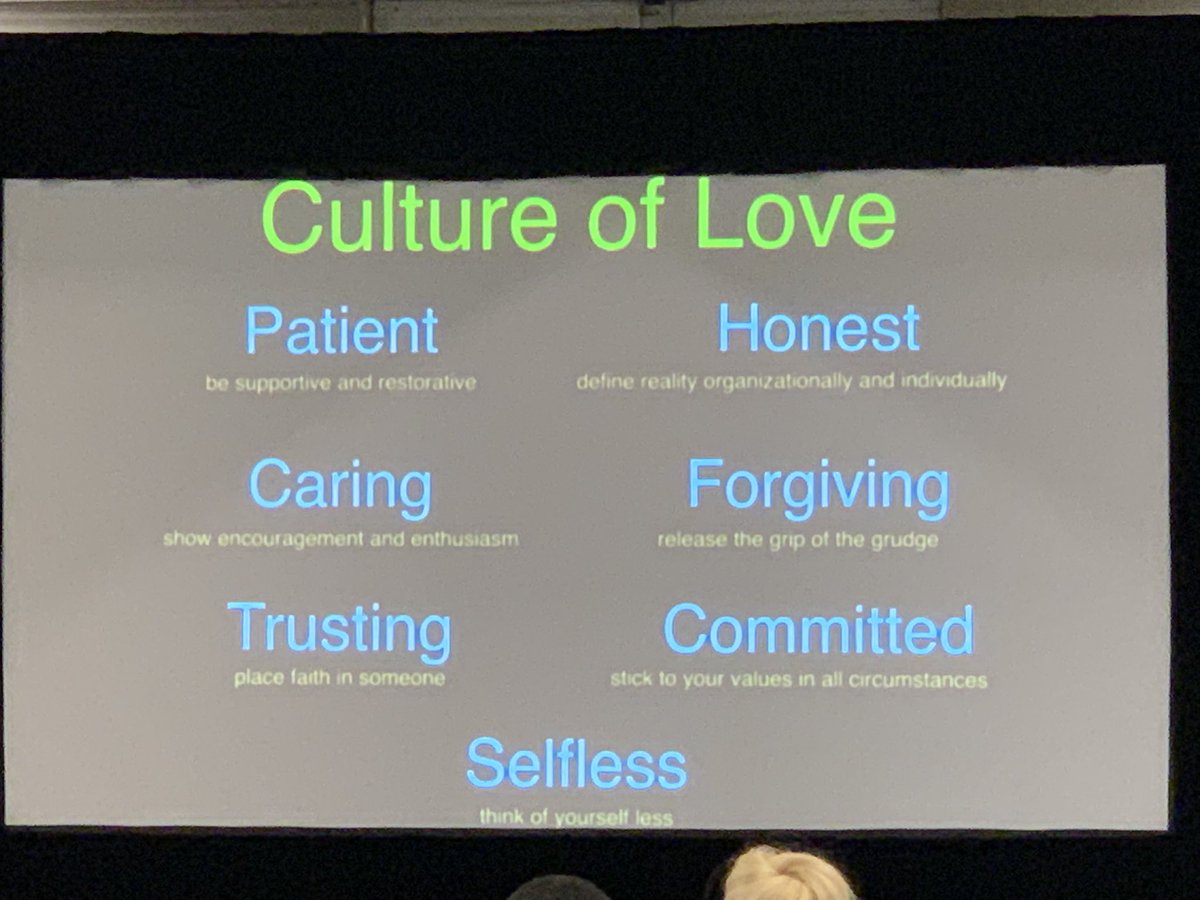 Dr. Luvelle Brown starting the day off right reminding us of the importance of a culture of love. #NNPSImpact