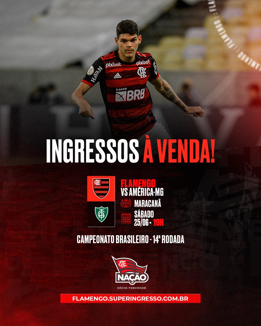 Flamengo on Twitter "A venda de ingressos para o confronto entre
