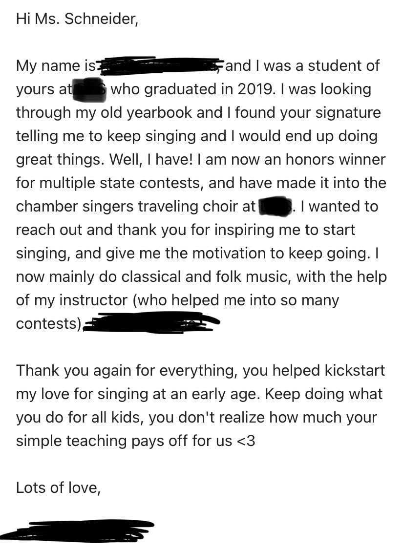 After a very challenging school year, this definitely made my morning 🥺