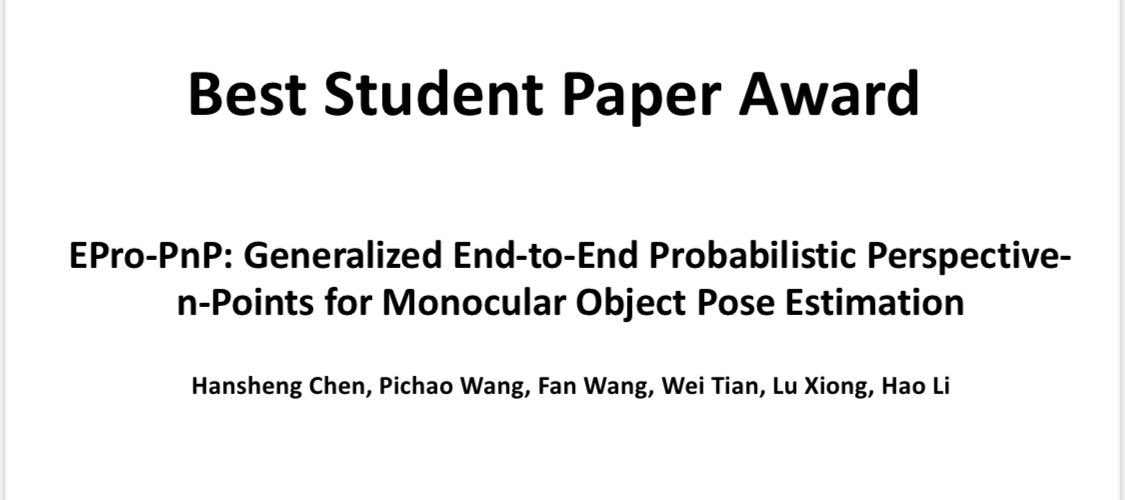 CVPR on Twitter "CVPR2022 Best Paper Awards https//t.co/btNcib4n0H