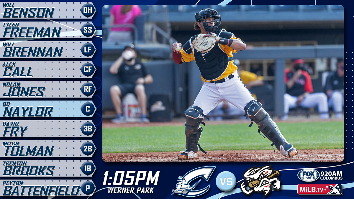 🆚: Omaha Storm Chasers
⏰: 1:05pm ET
📍: Papillion, NE
🏟: Werner Park
📻: <a href="/FoxSports920AM/">FoxSports920</a>
🖥: MiLB.TV 
💻 &amp; 📱: bit.ly/CLB22Radio 
📸: David Monseur/Accent Images 
#️⃣: #ThisShipRocks⚓