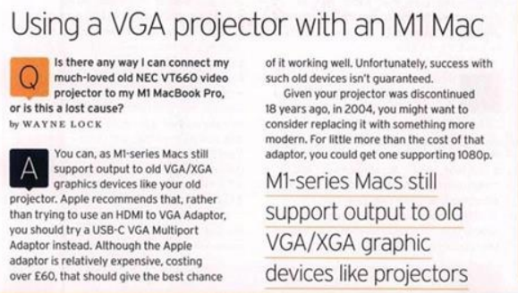 SharpDisplay_UK's tweet photo. We're loving this article in @MacFormat . . . reader asks how they can connect their 'much-loved old #NEC VT660' #projector to a MacBook Pro . . .
Still giving good service after 18+ years!!
@SharpNEC_EU #NECQuality #sustainability https://t.co/bhY5QoHbvu