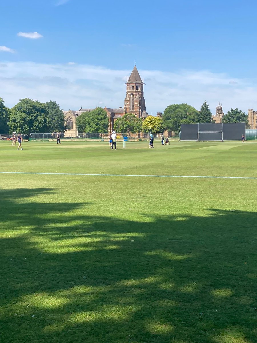 OHS_Sport's tweet photo. 158-5 at the half way stage. Time for a big batting innings… #Believe #100Ball #CricketCup #QuarterFinals #TeamOHS💙💛 https://t.co/EX0NNSLBXJ