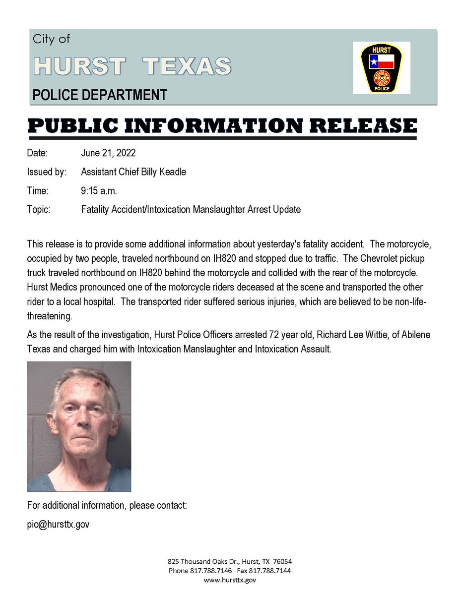Hurst PD tweet media