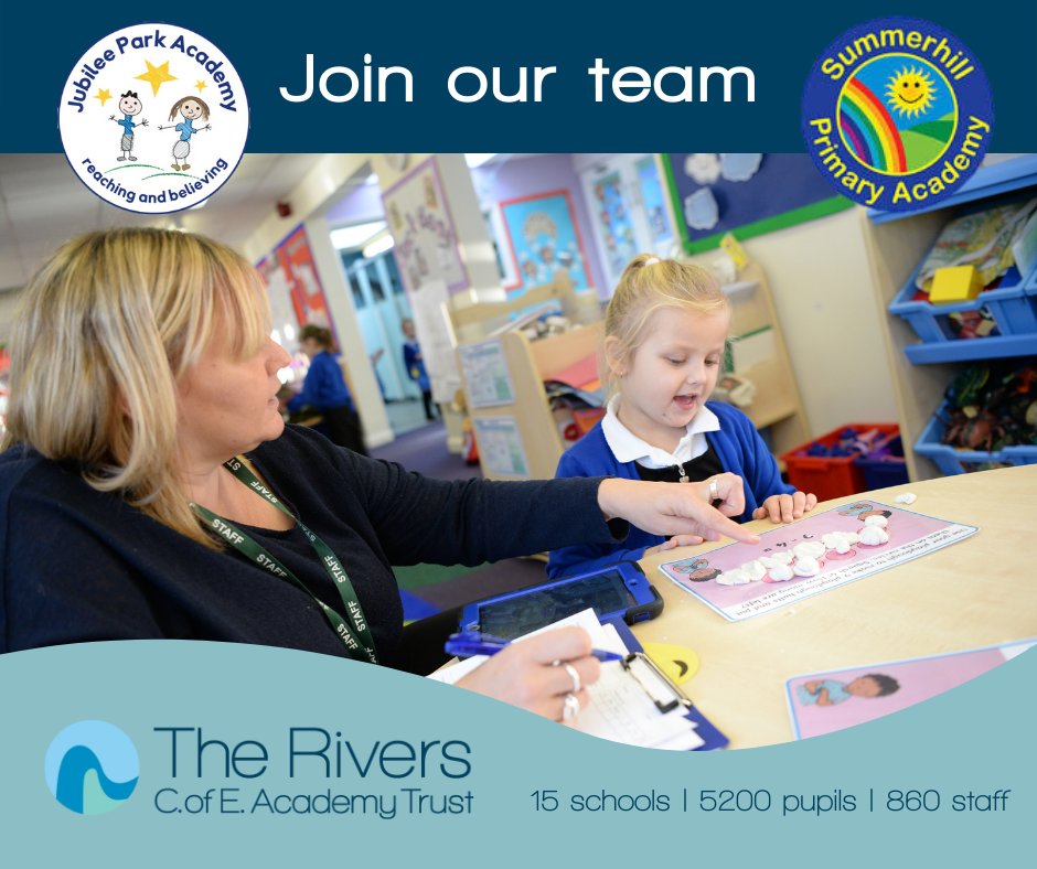 Rivers CofE Academy (@rivers_mat) on Twitter photo We currently have 3 class teacher vacancies available at
<a href="/JPAcademyTipton/">Jubilee Park Academy</a> and <a href="/SHAcademyTipton/">Summerhill Primary Academy</a>
Class Teacher
Class Teacher with TLR for English
jubileeparkacademy.co.uk/our_school#Vac…
Teacher (maternity cover)
summerhillprimaryacademy.co.uk/our_school#%20…
#Tipton #Sandwell #Teachingjobs We currently have 3 class teacher vacancies available at
<a href="/JPAcademyTipton/">Jubilee Park Academy</a> and <a href="/SHAcademyTipton/">Summerhill Primary Academy</a>
Class Teacher
Class Teacher with TLR for English
jubileeparkacademy.co.uk/our_school#Vac…
Teacher (maternity cover)
summerhillprimaryacademy.co.uk/our_school#%20…
#Tipton #Sandwell #Teachingjobs
