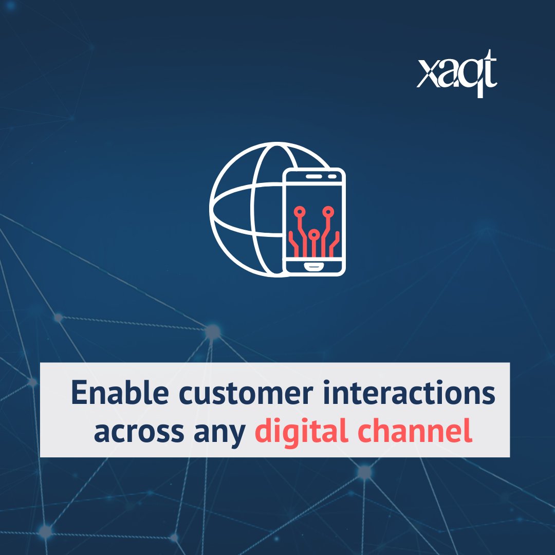 Xaqt's intelligent virtual agents are trained to handle customer queries across platforms to ensure omnichannel engagement. 
Read more to learn about why your business might need a multichannel customer experience: xaqt.com/blog/the-need-…