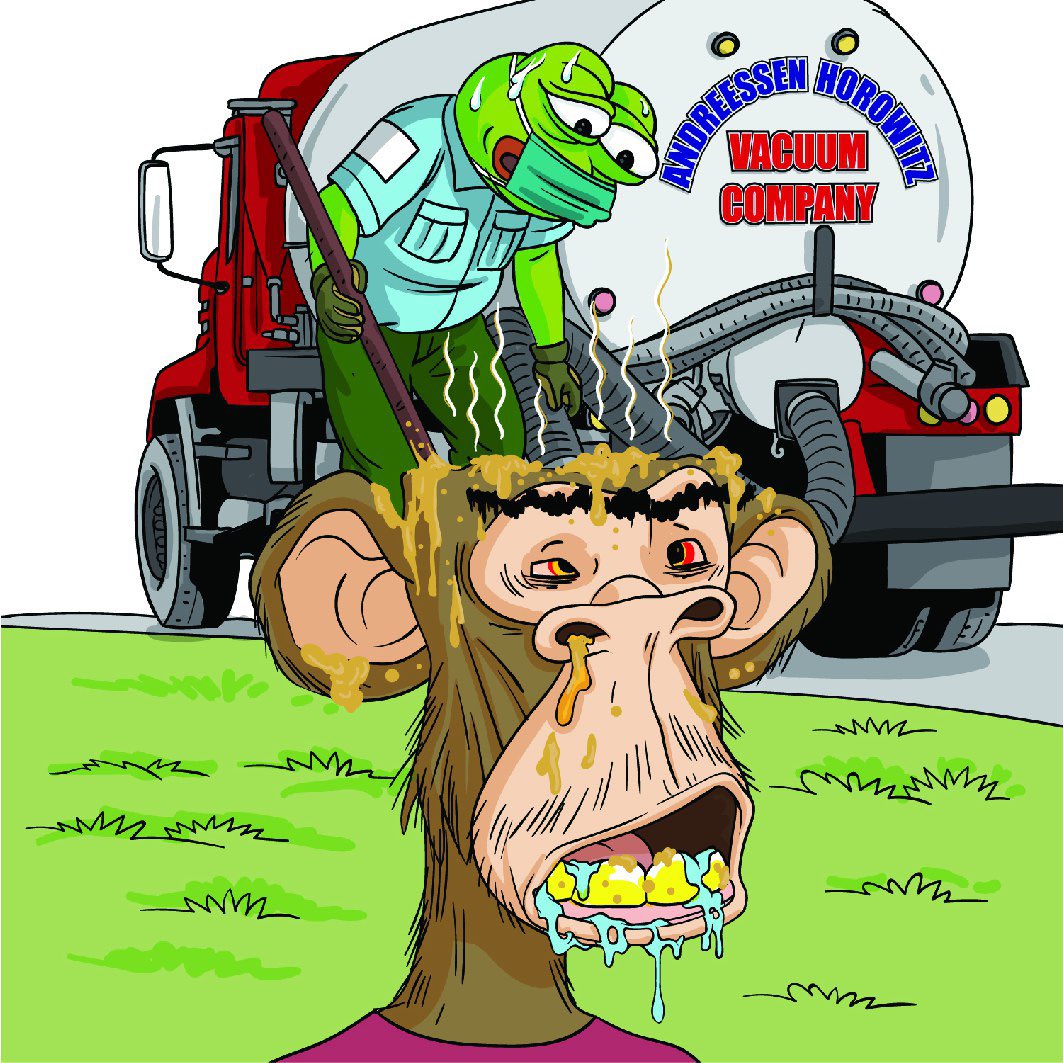 bradmillscan's tweet photo. Just watched the Bored Ape Nazi Club movie featuring @ryder_ripps.

The doc was a great exposé, but it turns out it was just one dotETH grifter going after other dotETH grifters.

The CTA was to pump his NFT series.

The real BAYC protest is drawing #DerpyApes with Bitcoiners. https://t.co/BtqJgutr3z