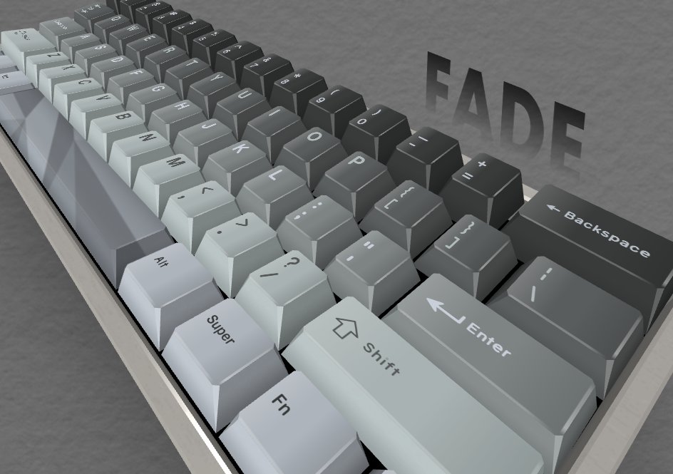 Hmmmm...

A gradient keyboard you say?

Let's go with FADE

<a href="/NFTYKEYS/">NFTY KEYS</a> <a href="/reicannon/">#0 Rei</a> <a href="/Pants_shh/">lil pants | 🚨🚔🚨</a> <a href="/veezyvangogh/">Veezy</a>  @FOXTROT_NFT <a href="/wurbly/">wurbly</a> <a href="/Blivyeon/">Blivyeon</a> <a href="/Astrasaa/">Astrasa</a>