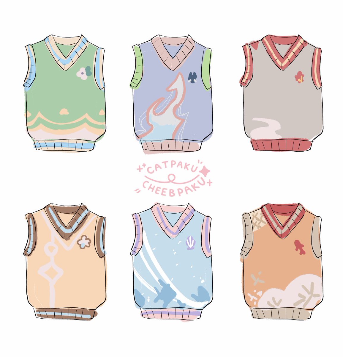 Would anyone be interested in Genshin vests? 🥺👉🏻👈🏻