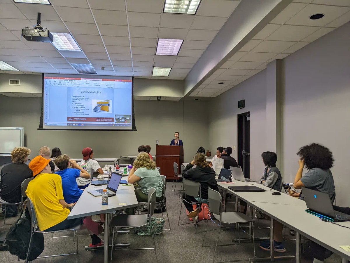 SayantaniDutta9's tweet image. Day 2 of Cyber Defenders Camp 🥳 look at these excited kids learning about ciphers and encryptions #csliteracy #cs4ms #CyberSecurity #csforall #CCE @rcumsu