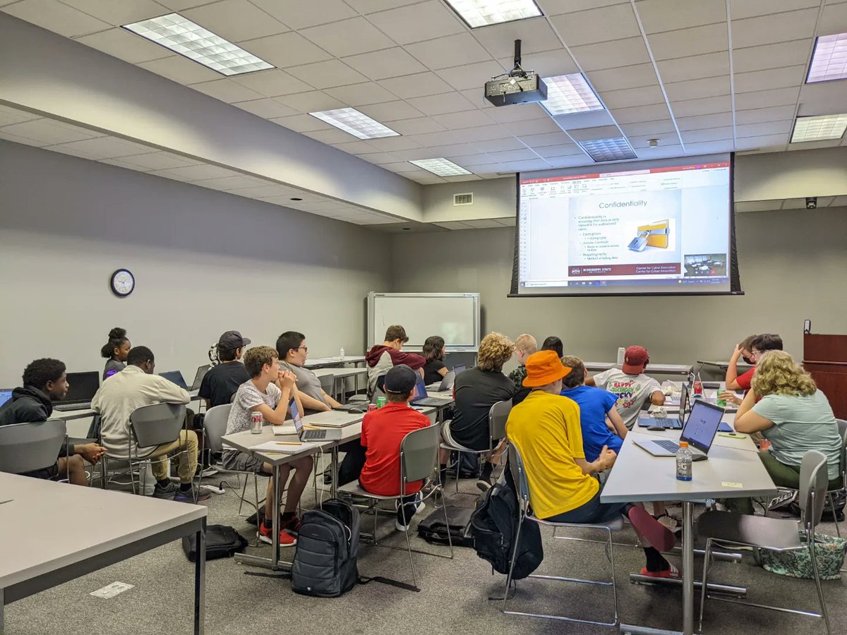 SayantaniDutta9's tweet image. Day 2 of Cyber Defenders Camp 🥳 look at these excited kids learning about ciphers and encryptions #csliteracy #cs4ms #CyberSecurity #csforall #CCE @rcumsu