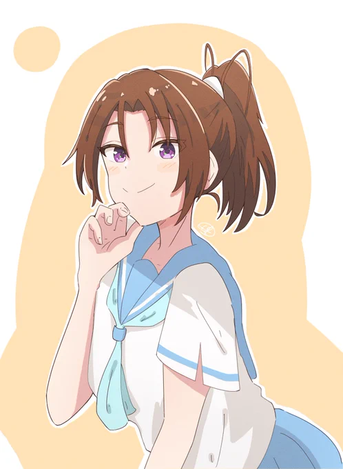 夏紀先輩おめでとうございます!!!
#中川夏紀生誕祭2022 #中川夏紀 #響けユーフォニアム #イラスト #絵描きさんと繋がりたい 
