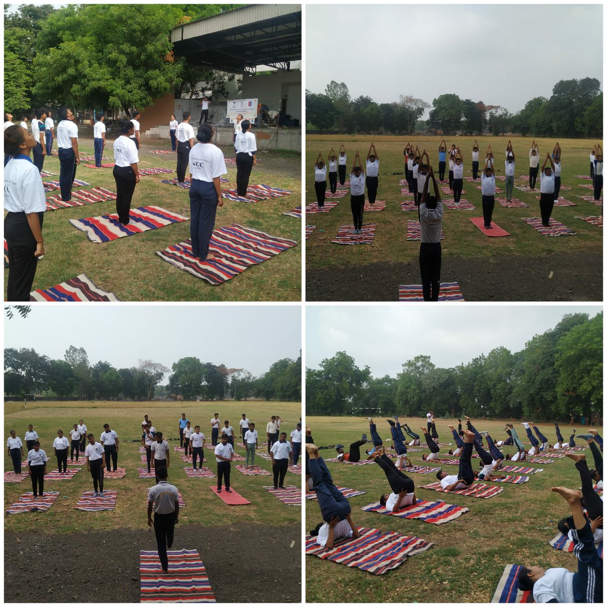 MohanRajput4627's tweet photo. #NCCGUJARAT,#Internationalyogaday,21June 22 celebrated by NCC Units 2 Guj NU NCC,Vadodara by following Yoga Protocol of Ayush Ministry, At-NCSC,Bharuch 1 ANO and 50 NCC cdts participated

@HQ_DG_NCC
@DefencePro_Guj
@GovernorofGuj
@imBhupendrasinh
@NCC_Dte_Gujarat
@drajaykumar_ias https://t.co/rm9DrsXP9W