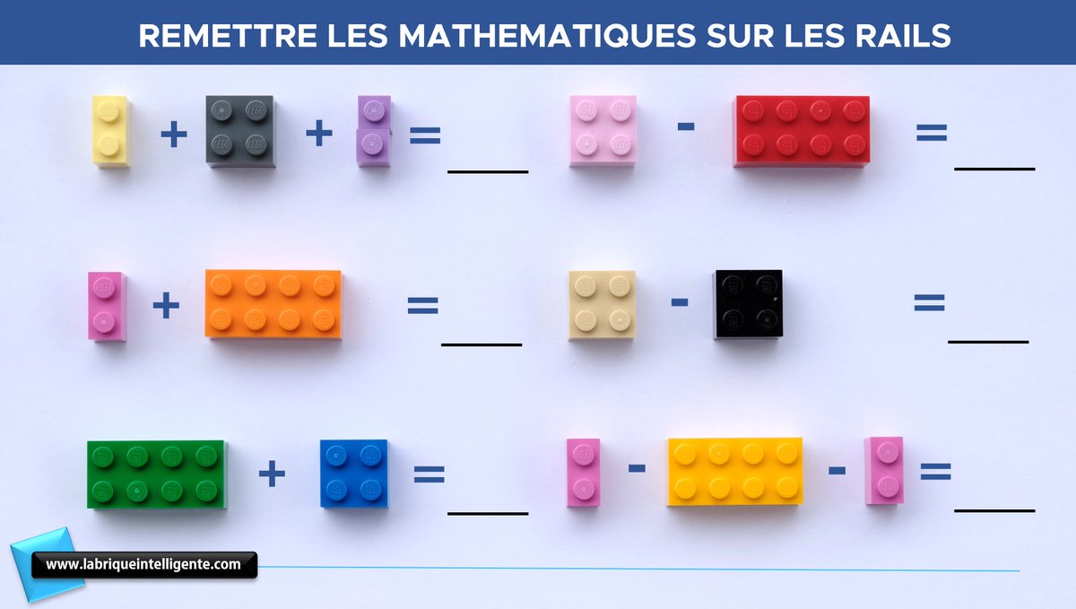 CleverBrick's tweet photo. Premières opérations de #mathématiques : les #Legos sont une bonne illustration des premières additions et soustractions dès le CP!
Ateliers #Maths de #LaBriqueIntelligente
#STEM #STIAM #LegoAlsace #actionseducatives #rentrée2022 #mathsenformes @didifev @Mathalors https://t.co/m38TmfxG0U