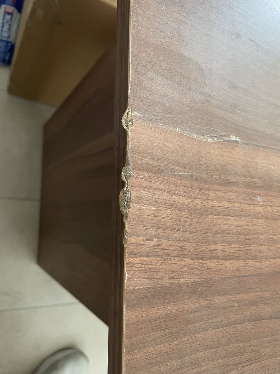 sdixit82's tweet image. #poorproduct #worstcustomerservice @Wooden_street 
People please don’t get fooled by this online furniture company extremely poor quality and after reporting they refuse to refund and will only replace 

Why should one buy such poor quality furniture