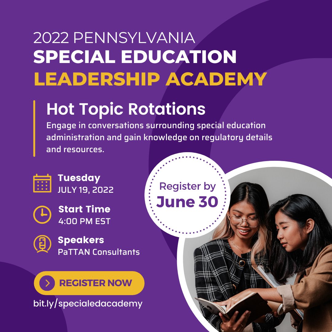 PaTTAN on Twitter "End day one of the Special Education Leadership
