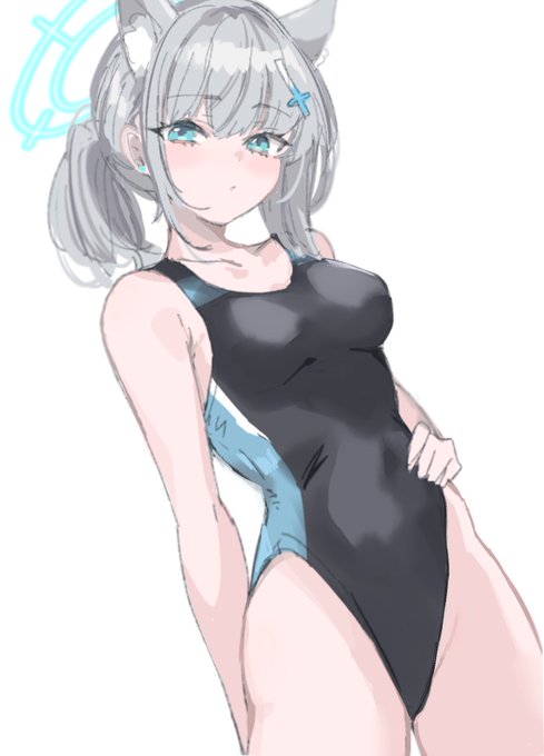水着シロコ #ブルアカ 