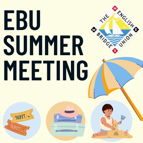 EBUAylesbury's tweet photo. There are now just 51 days to go until the start of the Summer Meeting, remember to book before 30th June to receive £10 off the amount of the full congress! More details:
https://t.co/wUjPWKhMhV
#englishbridge #duplicatebridge #bridge #summerfun https://t.co/8mp6bCpD3x
