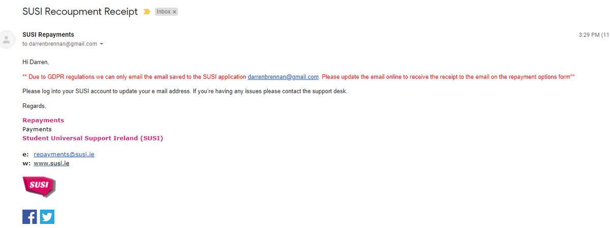 DarrenB_CoreHR's tweet photo. @Susihelpdesk stop sending me someone else's details. This has been an on going issue for ages despite me trying to report it numerous times. Responding to tell me to log in to the account and change the email address isn't acceptable when I'm not a valid student/user https://t.co/plt5LJcHmE