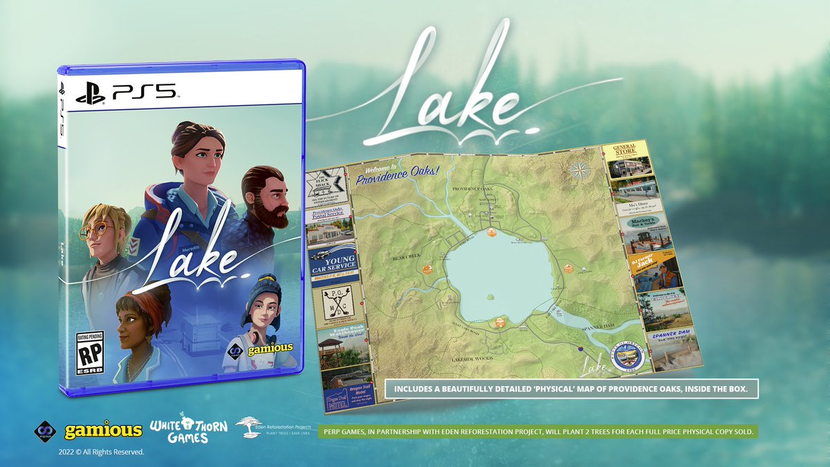 WhitethornGames's tweet photo. Tired of your busy city job? Why not take a relaxing, two week break delivering mail in the beautiful town of Providence Oaks, Oregon?

We've teamed up with @PerpGames to bring @Lake_The_Game to a retailer near you!

The Lake PS5 Physical Edition launches today in North America💌 https://t.co/l7qcRjPSaR