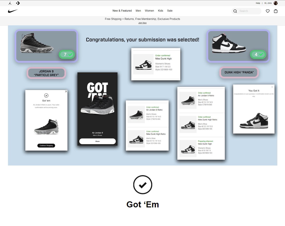 The Cookout (@thecookoutfnf) on Twitter photo 11 pairs off Nike today with only 2 of us running 😮💨
B: 🫣🤷♂️
P: <a href="/TheXYZStore/">TheXYZStore</a> <a href="/LiveProxies/">Live Proxies</a>
👨💻: @xlexsells @iamdehshuchef 11 pairs off Nike today with only 2 of us running 😮💨
B: 🫣🤷♂️
P: <a href="/TheXYZStore/">TheXYZStore</a> <a href="/LiveProxies/">Live Proxies</a>
👨💻: @xlexsells @iamdehshuchef
