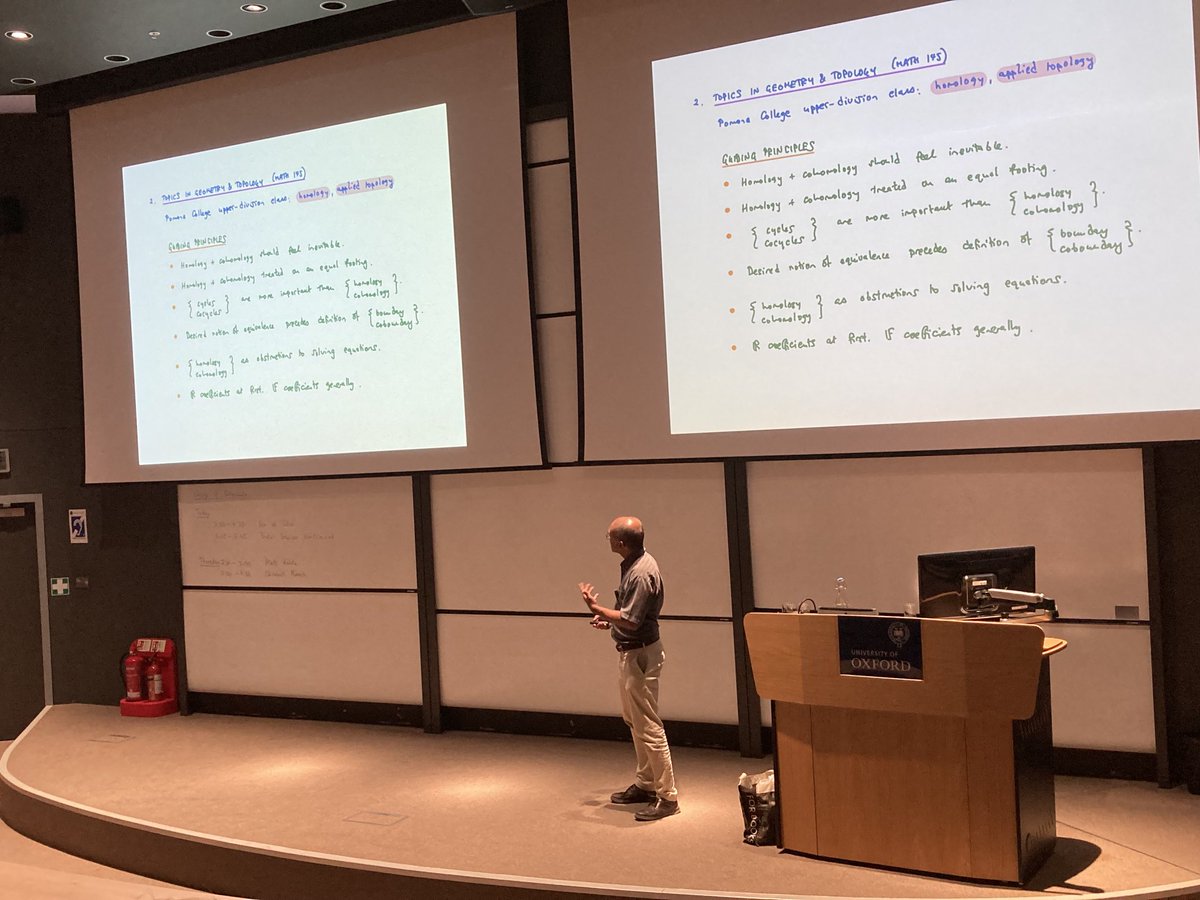 “Education, education, education.” Vin de Silva’s talk echos the famous slogan of a British prime minister who studied across the road from the lecture theatre.